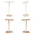 thumbnail image 1 of 4x Metal Pre-agujero Collar Colgante Organizador Top Stand Showcase Store, 1 of 9