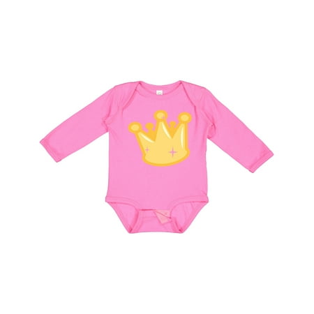 

Inktastic Gold Crown Gift Baby Boy or Baby Girl Long Sleeve Bodysuit