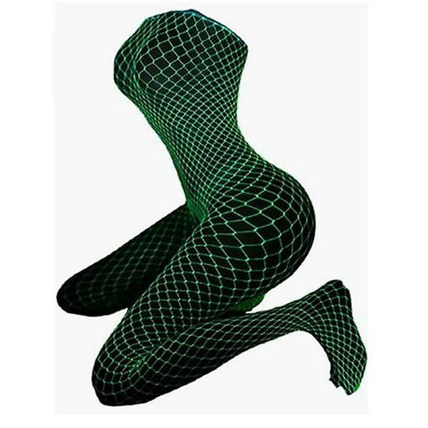 Glow In The Dark Fishnet Stockings,women Sexy Fishnet Tights Thigh High  Stocking 