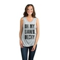 thumbnail image 2 of Oh My Gawd Becky Women's Fashion Sleeveless Muscle Workout Yoga Tank Top Sport Grey Large, 2 of 3
