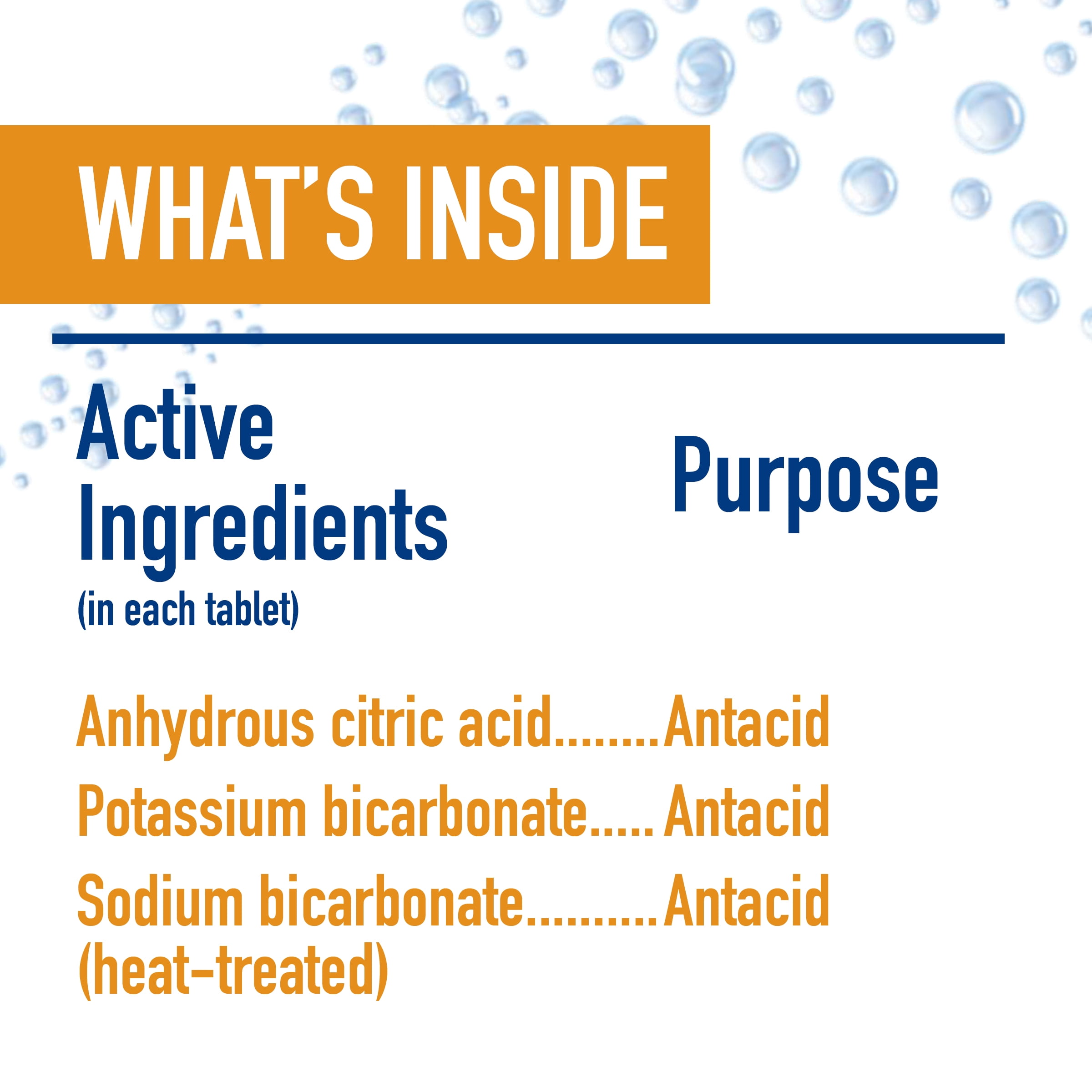 AlkaSeltzer Gold Effervescent Heartburn Relief Antacid Tablets Without