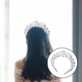 thumbnail image 1 of Diadema para mujer Sombrero ancho hecho a mano Favor de fiesta Decoración Aro de pelo de vidrio para fiesta Suministros de año nuevo perfecl, 1 of 8