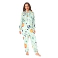 thumbnail image 2 of FORMRS Onesies Pajama for Adults Unisex Hoodie Winter Jumpsuit One Piece Sleepwear, Sizes S-2XL, Space Patterns, 2 of 7