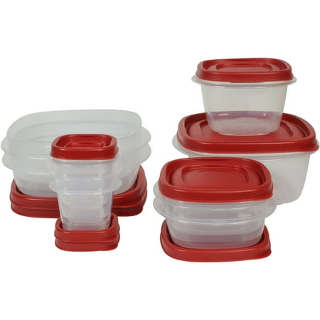 Rubbermaid Easy Find Lids Food Storage and Organization Containers, Set of 9 (18 Pieces