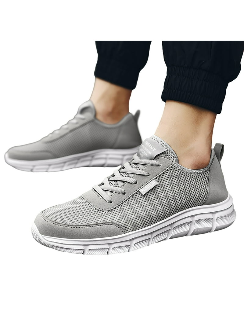 Lacyhop Men Anti-slip Running Walking Trainers Jogging Gym Shoes