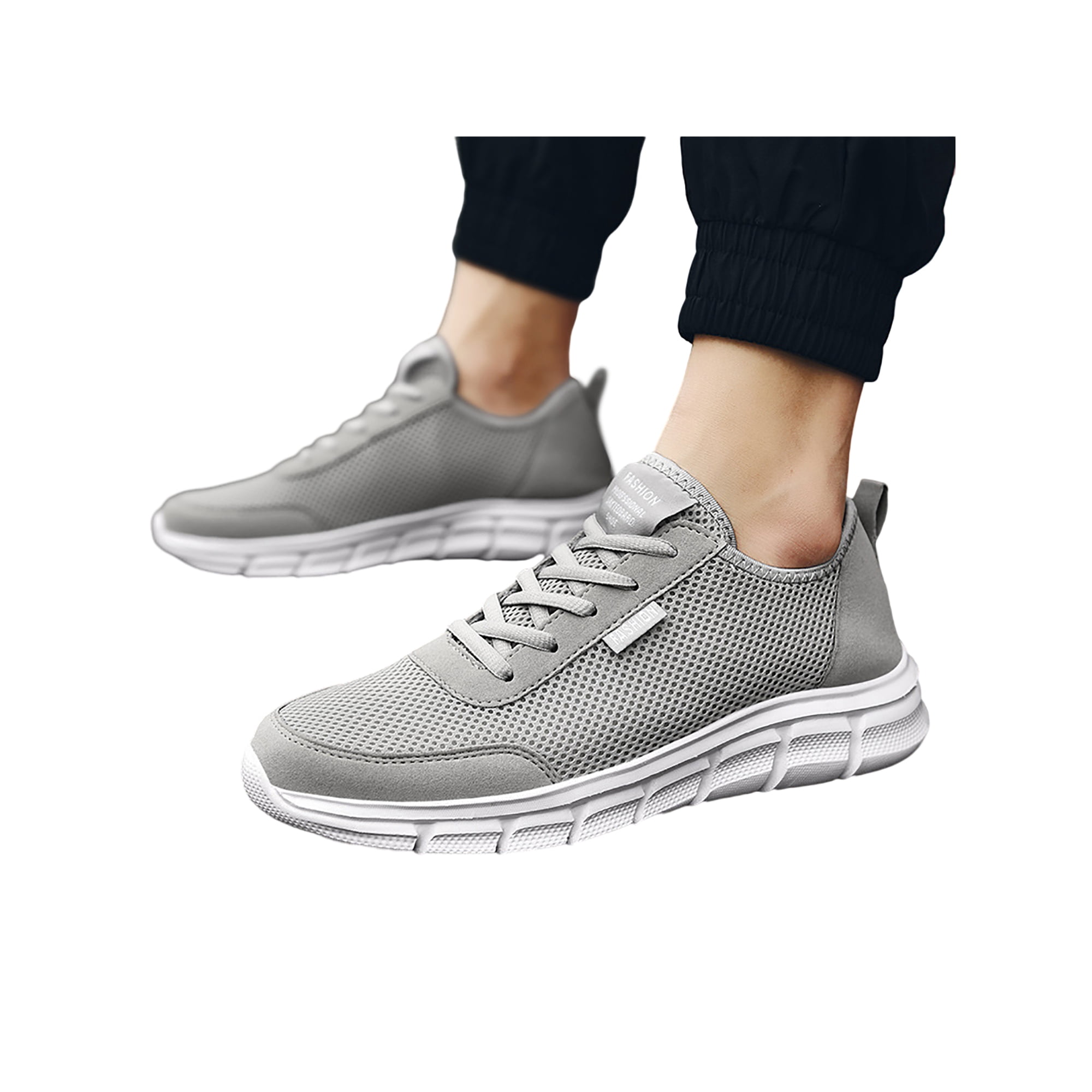 Woobling Men's Athletic Running Casual Sneakers Fashion Sports Tennis Shoes  Walking Gym 