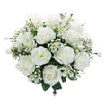 thumbnail image 1 of 30 Stems Faux Rose Buds Filler Mixed Flower Bush, Cream, 1 of 1