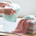 thumbnail image 3 of Kripyery 5Pcs Water Absorbent Washing Dish Cloth Towel Rag Home Kitchen Clean Tablecloth, 3 of 8