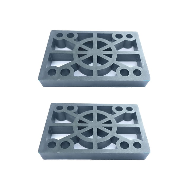 Soidarity Elevadores de monopatín de 2 piezas, almohadillas de absorción de impacto de cuero PU para monopatín al aire libre, junta de arandela de Patinetes eléctricos 12mm Soidarity OD024804-03