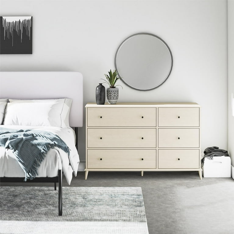 ivory oak dresser Abilene 6 Drawer Wide Dresser, Ivory Oak - Bed Bath & Beyond
