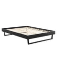 thumbnail image 3 of Modway Billie Lit Plateforme Simple en Bois de Caoutchouc et MDF, Noir, 3 of 8