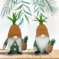 thumbnail image 4 of Cute Pineapple Gnomes Plush Pineapple Gnome Decor for Summer Party Favor Gifts Scandinavian Elf Dwarf Handmade Rustic Fruit Gnome Decorations Swedish Tomte Elf B1, 4 of 6