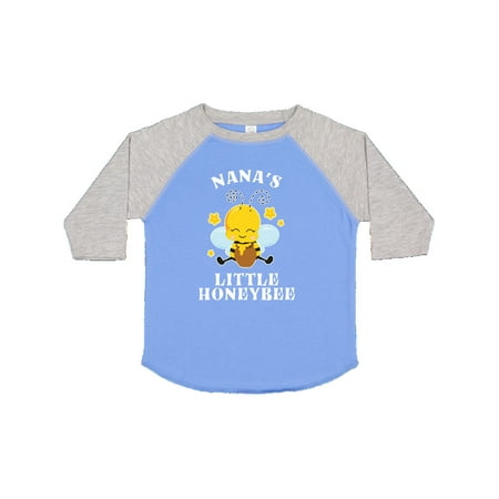 

Inktastic Cute Bee Nana s Little Honeybee with Stars Gift Toddler Boy or Toddler Girl T-Shirt