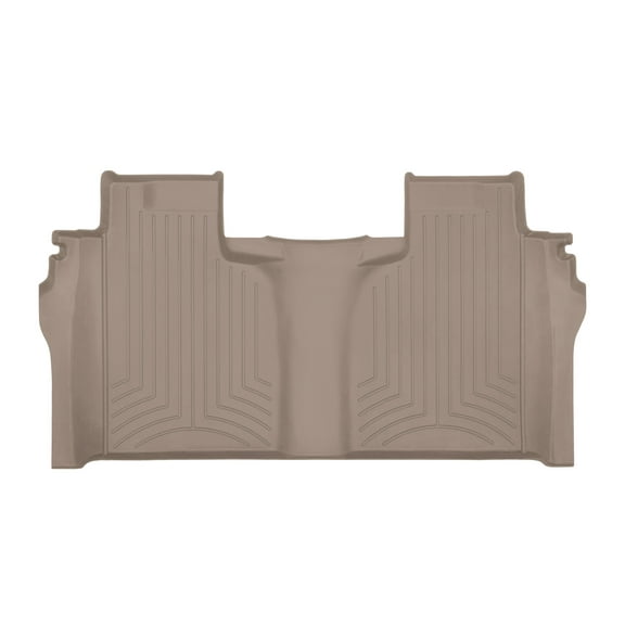WeatherTech FloorLiner HP Custom Fit Floor Mats compatible with Silverado 1500 LTD, Silverado 2500HD/3500HD, Silverado 1500, Sierra 1500, Sierra 2500HD/3500HD - 2nd Row, Tan