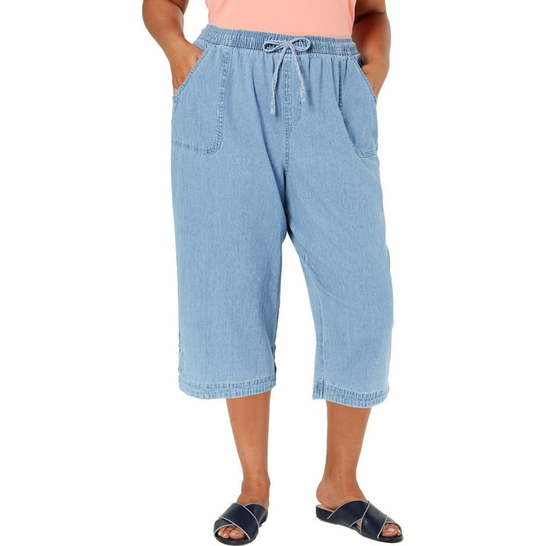 Karen scott hot sale denim capris