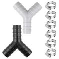 thumbnail image 6 of Dual-Port Drainage Splitter Adapter Y-Shaped Leakproof Connector for Dishwashers & Washing Machine Hoses, 6 of 8