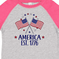 thumbnail image 4 of Inktastic America Est 1776 4th of July Boys or Girls Toddler T-Shirt, 4 of 5