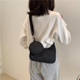 thumbnail image 4 of Bolso Bandolera Bolsos Bandolera Acolchado Algodón Acolchado Mujer con Monedero Negro, 4 of 9
