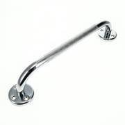 BodyMed 18-inch Chrome Plated Steel Grab Bar - Anti-Slip, Safety Aid Support for Bathrooms, Showers, Bathtubs and Toilets - Perfect for Adults and Seniors