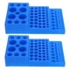 thumbnail image 1 of 2 soportes universales de plástico para tubos de ensayo, soporte trapezoidal para tubos de centrífuga de 4 a 28 mm de diámetro, con ranuras múltiples para uso en laboratorio, 1 of 7