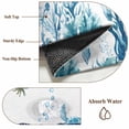 thumbnail image 6 of 2x3 Ft Entryway Area Rug, Blue Green Sea Turtle Kitchen Rug Runner Washable Floor Mat, Summer Ocean Coral Fish Seahorse Non Slip Indoor Door Mat Throw Carpet for Bathroom Living Room Bedroom, 6 of 8