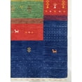 thumbnail image 4 of EORC Navy Hand Knotted Wool Transitional Traditional Knot Rug, 9' x 12'-Color:Navy,Material:Wool, 4 of 6