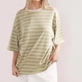 thumbnail image 6 of frariair Graphic Color Block Tee Featuring Relaxed Pullover Style And Breathable Fabric Perfect For Everyday Wear Yellow, 6 of 7