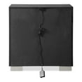 thumbnail image 4 of Furniture of America Bennett Indoor Modern Solid Wood 2-Drawer Nightstand with USB Port, Black, 4 of 17