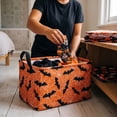 thumbnail image 6 of Halloween Rectangle Storage Basket with Handles,Collapsible Storage Bin,ks Box,Gift Basket E, 6 of 9