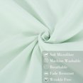 thumbnail image 4 of 2 Pack Travel Size Pillowcases Soft 1800 Microfiber Pillow Case with Envelope Closure, Light Green Bedding Pillow Covers, 4 of 7
