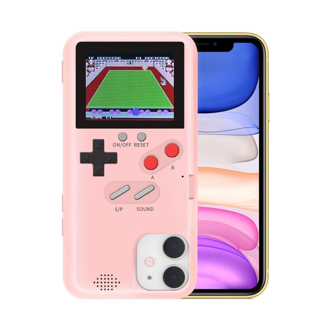 Game Case For Iphone, Retro 3d Protective Case With 36 Small Games, Full Color Display, Playable Shockproof Video Game Case For Iphone 11