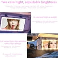 thumbnail image 4 of Car Sun Visor Mirror with LED Lights Automobile Makeup Mirror with Lights Cosmetic Mirror Clip for Car, 4 of 9