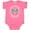 Hot Pink, variant on Inktastic Brain Cancer Awareness with Grey Ribbon and Butterfly Boys or Girls Baby Bodysuit