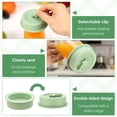 thumbnail image 7 of 1Pc Silicone Replacement Lids, Mason Jar Lids Covers with Straw Hole & Stopper Plug, Silicone Reusable Leak Proof Sealing Covers, Universal Fit for Regular Cups & Jars, Dual-sided Design, 7 of 7