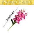 thumbnail image 3 of 1Bunch Artificial Delphinium Flowers Faux Snapdragon Flowers Fake Silk Flowers with Stems for Wedding Bouquet Home Party Garden Outdoor Decor, European Style New Bunch Of Artificial Flowers, Purple, 3 of 5
