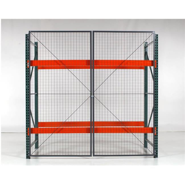 Vestil Manufacturing RDHG810 120 x 96 in. Double Hinged Rack Gate