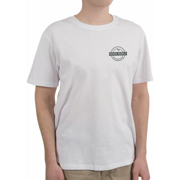 Pavilion Gift Company - River People - Small White Unisex T-Shirt