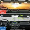 thumbnail image 4 of Qocolhg Car Windshield Sun Shade - Jumbo Size Windshield Sun Shade Accordion Fold Style for Car Windshield - Heatshield Sunshade for Car, Truck, SUV - Car Window Shades Front Windshield, 4 of 8