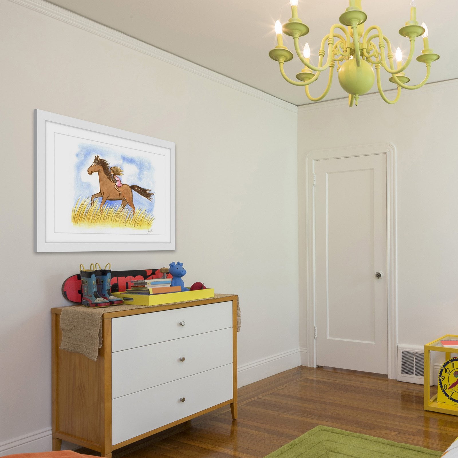 Marmont Hill - "Free as the Wind" by Phyllis Harris Framed Painting Art Print