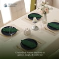 thumbnail image 6 of HEIRLOOM COMFORT Cloth Napkins Set of 6, 100% Cotton Napkin, Soft & Reusable Cotton Napkins, Napkin for Dinner, Wedding, Dining, 17" x 17" (Forest Green), 6 of 8