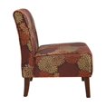 thumbnail image 4 of Riverbay Furniture 18.25'' Transitional Fabric Accent Slipper Chair in Red, 4 of 15