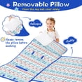 thumbnail image 3 of Blue and Red Christmas Pattern Toddler Nap Mats for Kids Preschool,59"x22" Sleeping Mat Bag or Kids,Toddler Sleeping Bag,Toddler Nap Mat or Daycare, 3 of 6