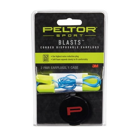 3M PELTOR BLASTS DISPOSABLE EARPLUGS 32 DB YELLOW 2 PAIR