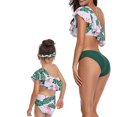 thumbnail image 4 of Mommy and Me Swimwear 2 Pieces Bikini Set Family Matching Swimsuit High Waisted Bikini Set Girls Swimwear, 4 of 6