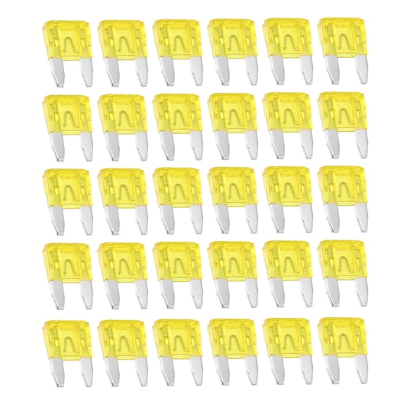 Unique Bargains 30pcs Small Blade Style Fuses 20A Blade Style Fuses Replacement for Automotive Car Boat Truck SUV