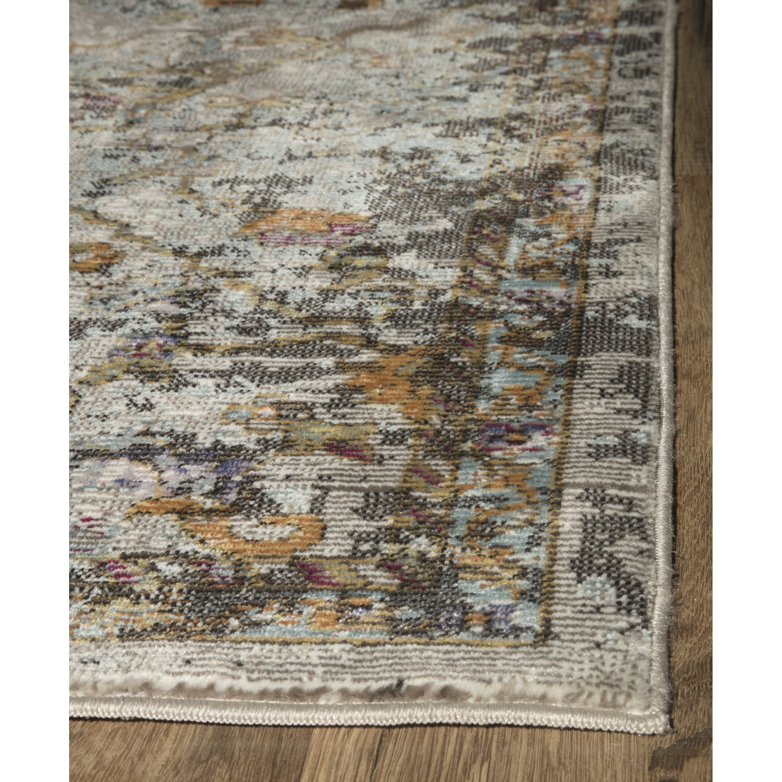 Fia Vintage Distressed Oriental Area Rug - 5'x7'