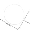 thumbnail image 2 of Raindrops Washer Door Ring Clamp Washer Door Sealing Ring Silver 1Pack Sealing Performance, 2 of 8