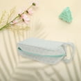 thumbnail image 3 of Unique Bargains 1 Pc Fashionable Rectangle Dots Makeup Bag for Travel Large White Blue Polyester, 3 of 6