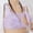 Purple, variant on Women's Front Button Nursing Bra Exposure No Wires Push Up Top Back Bottoming No Wires Sports Bra Womens Workout Bra Keyhole Sports Bra Women Workout Bra Size E Bras for Women Running Bra Sports Bra