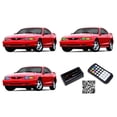 thumbnail image 4 of Flashtech RGB Multi Color Bluetooth LED Halo kit for 1994-1998 Ford Mustang Headlights, 4 of 7